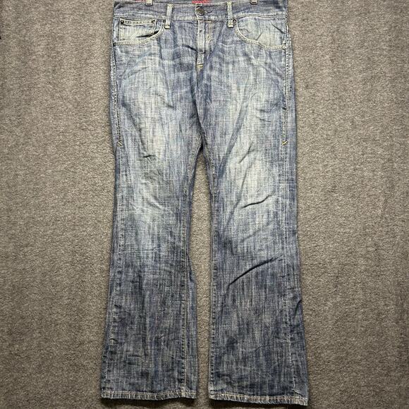 Levi's Other - Levi's Red Collection Men's Boot Cut Jeans Cotton Denim 33x30 Blue Vintage Y2K